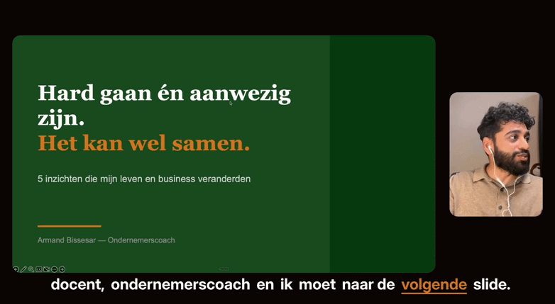 Voorproefje van de video van Armand Bissesar